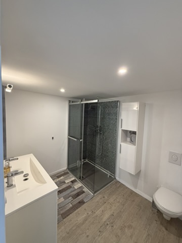 Salle de bain moderne avec douche